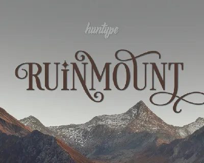 Ruinmount font