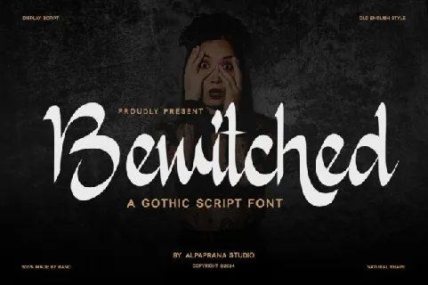 Bewitched â€“ Gothic Script font