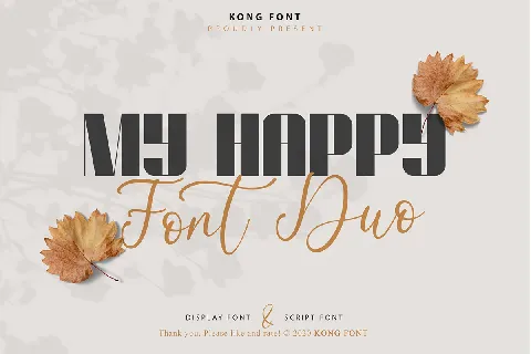 My Happy Duo font