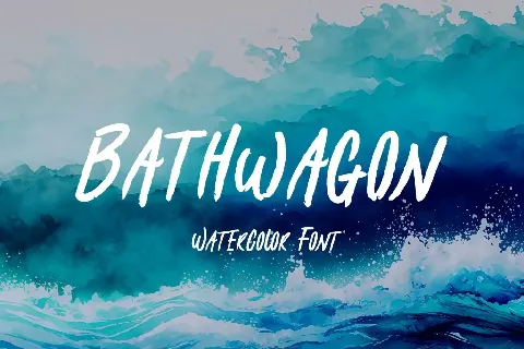 Bathwagon font