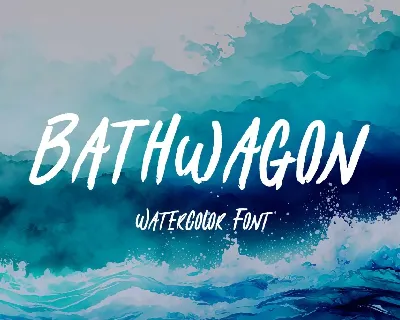 Bathwagon font