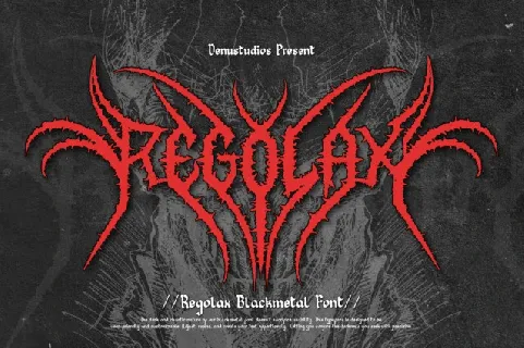 Regolax font