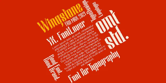 Wingstone DEMO font