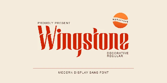 Wingstone DEMO font