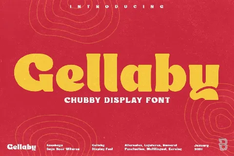 Gellaby font
