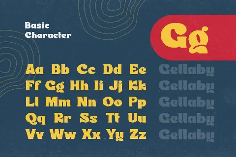 Gellaby font