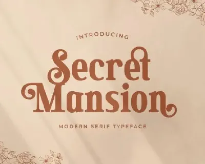 Secret Mansion Serif font