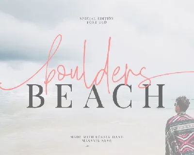 Boulders Beach Script font