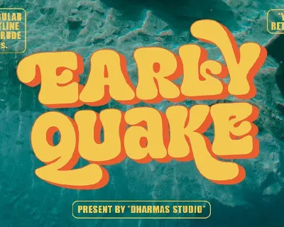 Early Quake DEMO font