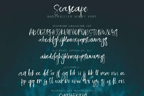 Seascape Script font