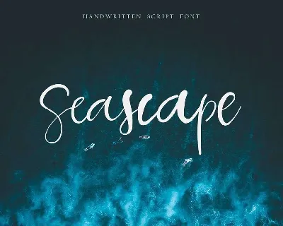 Seascape Script font