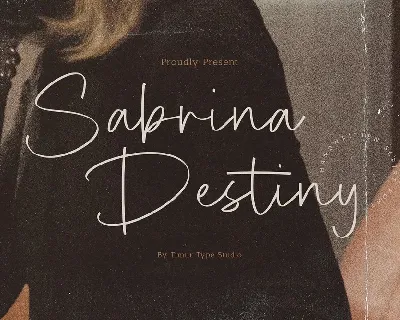 Sabrina Destiny font