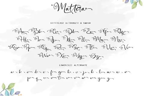 Mattera font