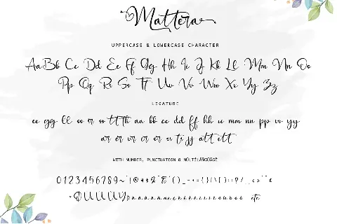 Mattera font