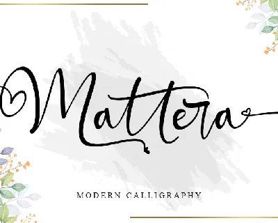 Mattera font