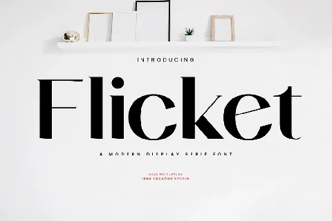 Flicket Personal Use font