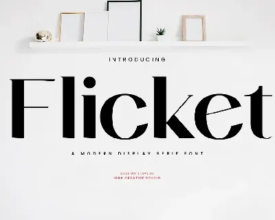 Flicket Personal Use font