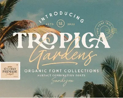 Tropica Gardens font