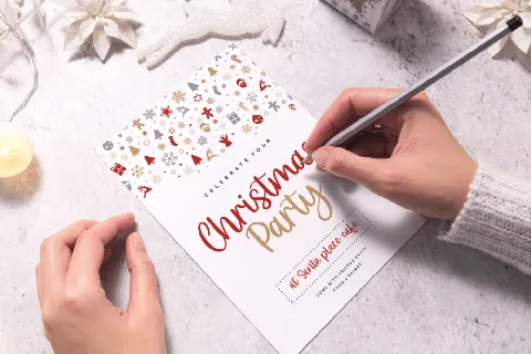 Christmas Scriptty font