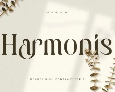 Harmonis Typeface font