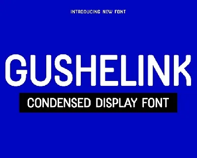 Gushelink Family font