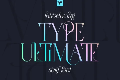 Type Ultimate font