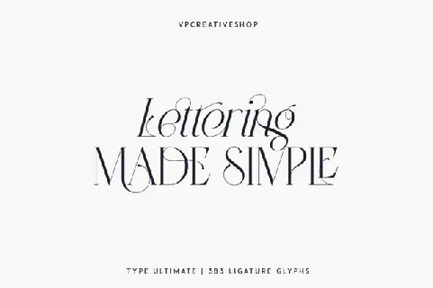 Type Ultimate font