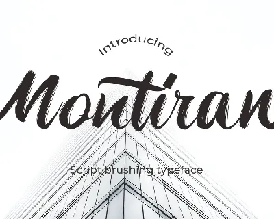 Montiran font