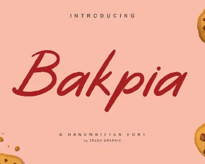 Bakpia font