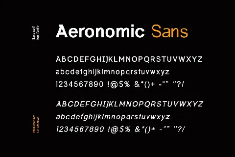 Aeronomic Sans font