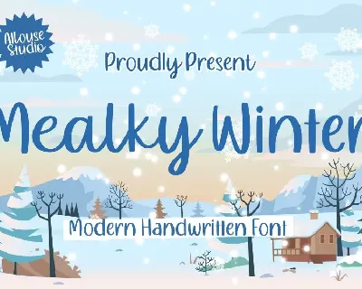 Mealky Winter font