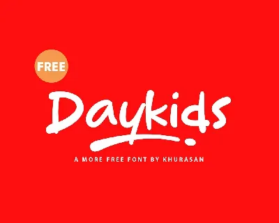 Daykids font