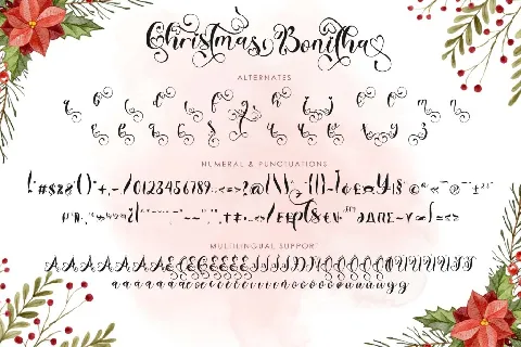 Bonitha Demo font