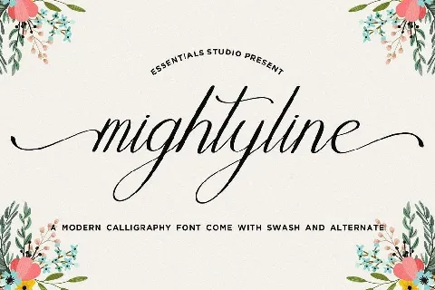 Mightyline font