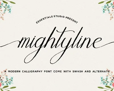 Mightyline font