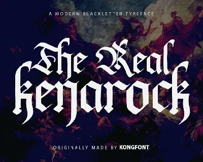 The Real Kenarock font