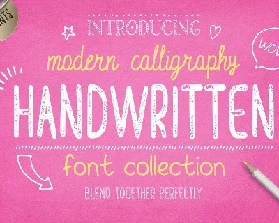 Handwritten Collection font