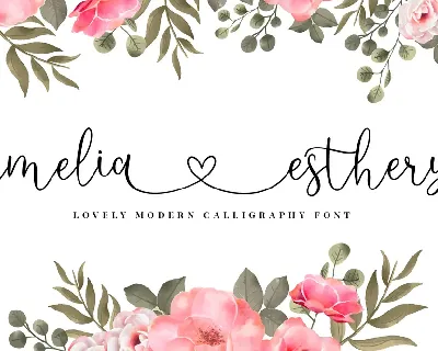 Amelia Esthery font
