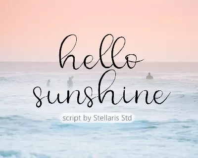 hello sunshine font