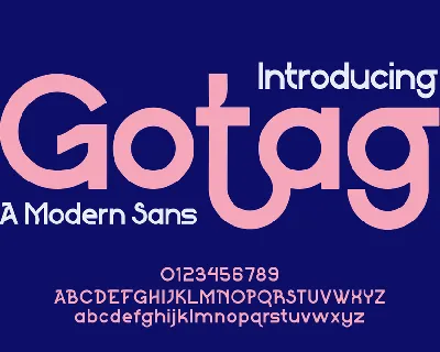 Gotag font