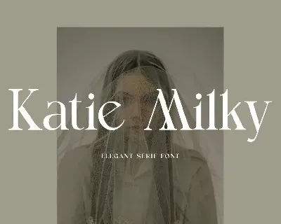 Katie Milky font