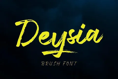 Deysia font