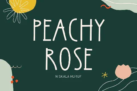 Peachy Rose font