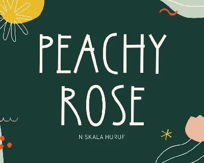 Peachy Rose font
