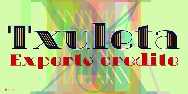 Txuleta Deco font