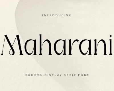 Maharani Typeface font