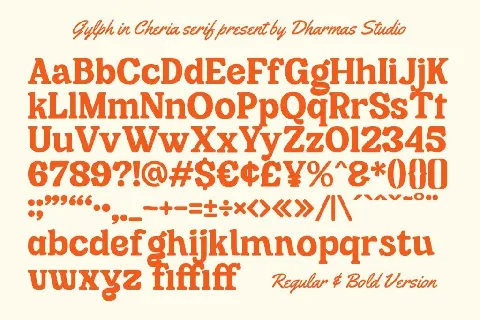 Cheria font