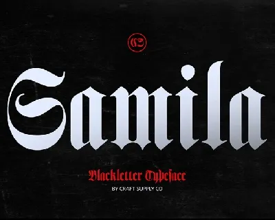 Gamila font