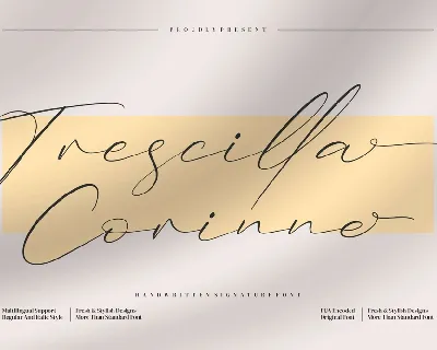 Trescilla Corinne font