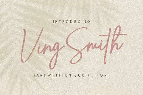 Ving Smith font